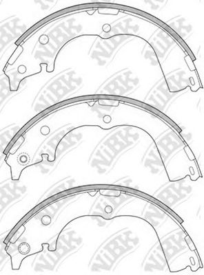 Комплект тормозных колодок NiBK FN2317