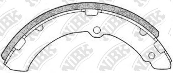 Комплект тормозных колодок NiBK FN2329
