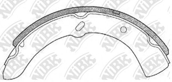 Комплект тормозных колодок NiBK FN3336