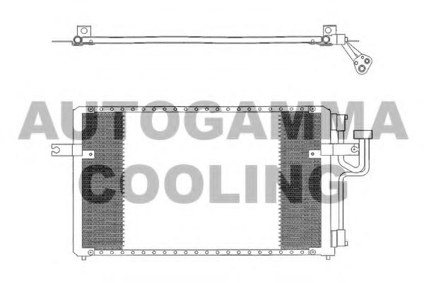 Конденсатор, кондиционер AUTOGAMMA 102708
