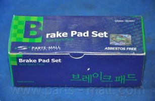 Комплект тормозных колодок, дисковый тормоз PARTS-MALL PKB-009