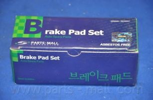 Комплект тормозных колодок, дисковый тормоз PARTS-MALL PKB-020