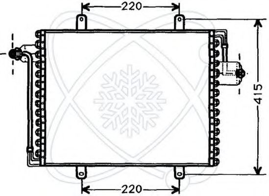 Конденсатор, кондиционер ELECTRO AUTO 30R0023