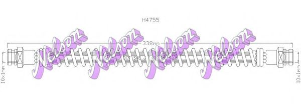 Тормозной шланг Brovex-Nelson H4755