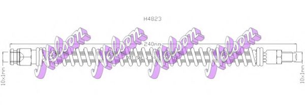 Тормозной шланг Brovex-Nelson H4823