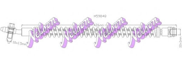 Тормозной шланг Brovex-Nelson H5984Q