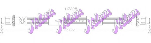 Тормозной шланг Brovex-Nelson H7225