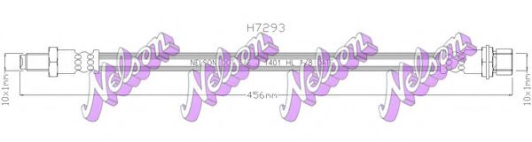 Тормозной шланг Brovex-Nelson H7293