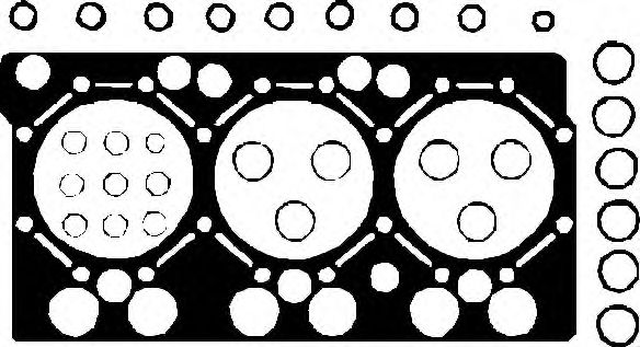 Прокладка, головка цилиндра WILMINK GROUP WG1085550