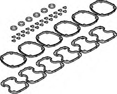Комплект прокладок, крышка головки цилиндра WILMINK GROUP WG1193722