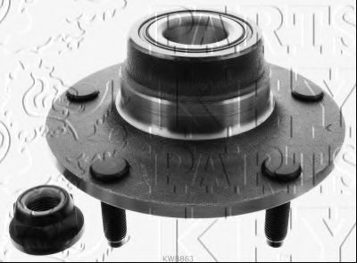 Комплект подшипника ступицы колеса KEY PARTS KWB863