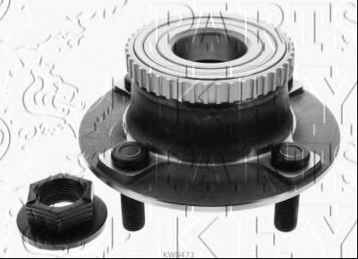 Комплект подшипника ступицы колеса KEY PARTS KWB473