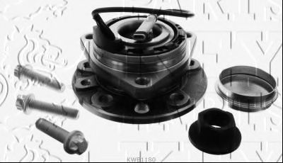 Комплект подшипника ступицы колеса KEY PARTS KWB1180