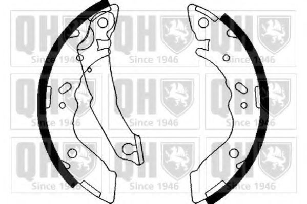 Комплект тормозных колодок QUINTON HAZELL BS1076