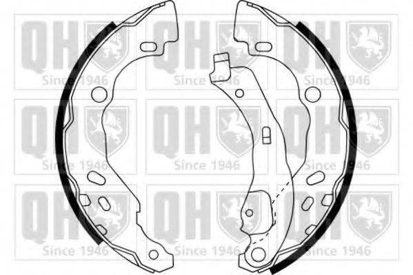 Комплект тормозных колодок QUINTON HAZELL BS1144