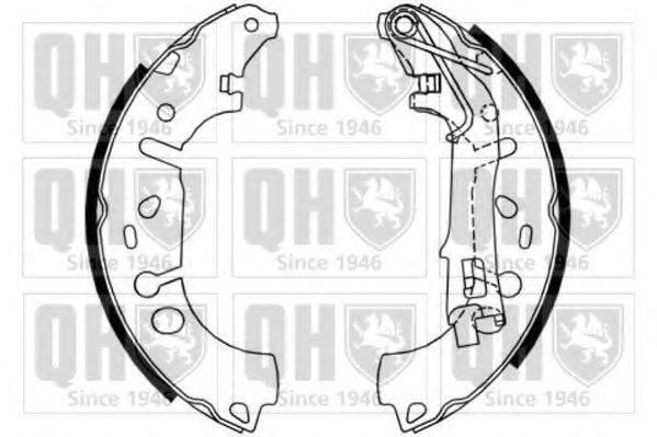 Комплект тормозных колодок QUINTON HAZELL BS1162