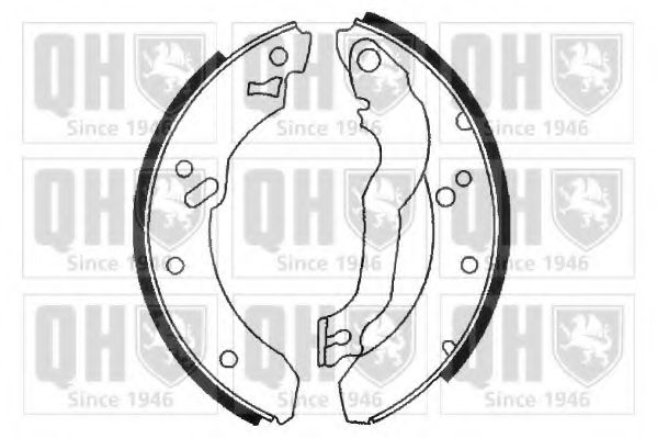 Комплект тормозных колодок QUINTON HAZELL BS814