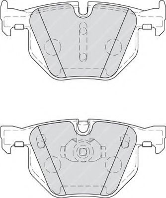 Комплект тормозных колодок, дисковый тормоз FERODO FSL4067