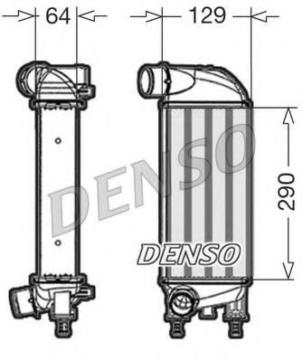 Интеркулер DENSO DIT09110