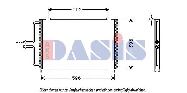 Конденсатор, кондиционер AKS DASIS 181400N