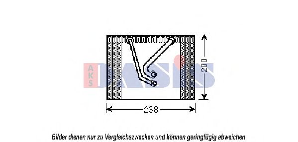 Испаритель, кондиционер AKS DASIS 820309N