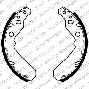 Комплект тормозных колодок DELPHI LS2015