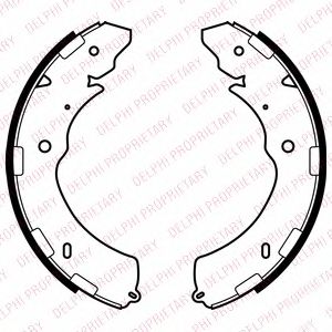 Комплект тормозных колодок DELPHI LS2064