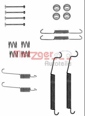 Комплектующие, тормозная колодка METZGER 105-0830