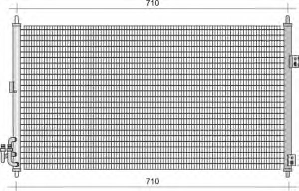 Конденсатор, кондиционер MAGNETI MARELLI 350203430000