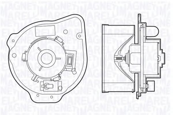 Вентилятор салона MAGNETI MARELLI 069412708010