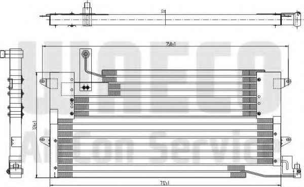 Конденсатор, кондиционер AURADIA VW5161