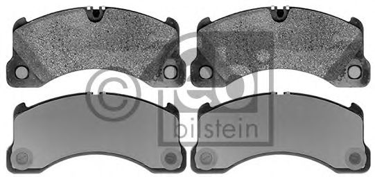 Комплект тормозных колодок, дисковый тормоз FEBI BILSTEIN 116042