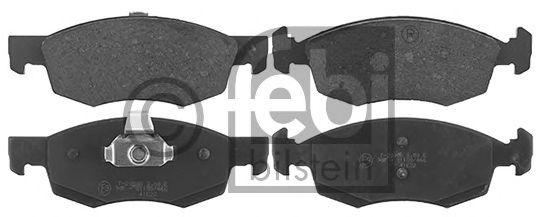 Комплект тормозных колодок, дисковый тормоз FEBI BILSTEIN 116056