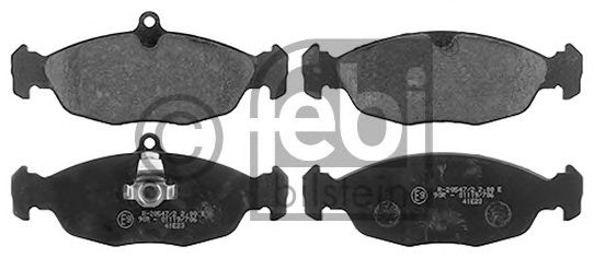 Комплект тормозных колодок, дисковый тормоз FEBI BILSTEIN 116082