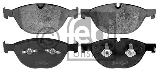 Комплект тормозных колодок, дисковый тормоз FEBI BILSTEIN 116092