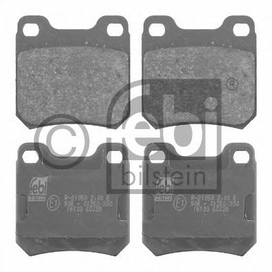 Комплект тормозных колодок, дисковый тормоз FEBI BILSTEIN 16133