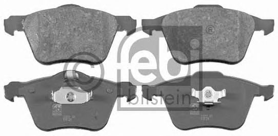Комплект тормозных колодок, дисковый тормоз FEBI BILSTEIN 16504