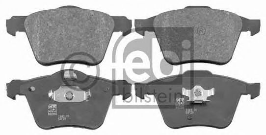 Комплект тормозных колодок, дисковый тормоз FEBI BILSTEIN 16505
