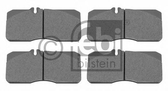 Комплект тормозных колодок, дисковый тормоз FEBI BILSTEIN 16561