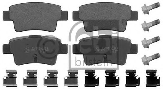 Комплект тормозных колодок, дисковый тормоз FEBI BILSTEIN 16880