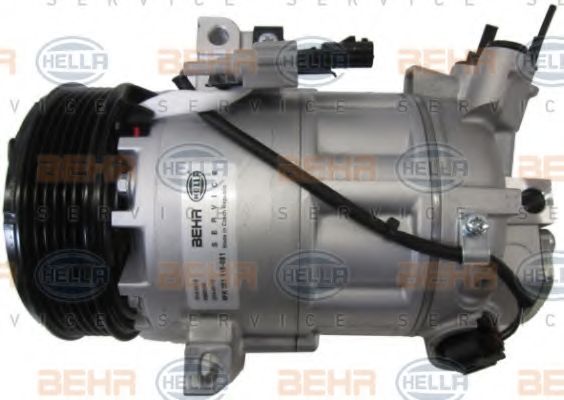 Компрессор, кондиционер BEHR HELLA SERVICE 8FK 351 115-081