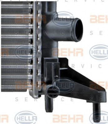 Радиатор, охлаждение двигателя BEHR HELLA SERVICE 8MK376714341