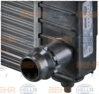 Радиатор, охлаждение двигателя BEHR HELLA SERVICE 8MK376715331