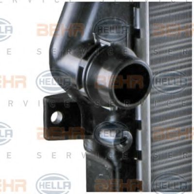 Радиатор, охлаждение двигателя BEHR HELLA SERVICE 8MK376726701