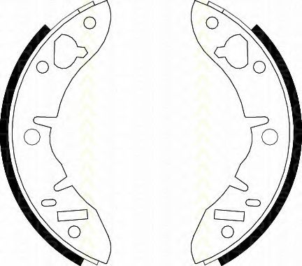 Комплект тормозных колодок TRISCAN 8100 17033