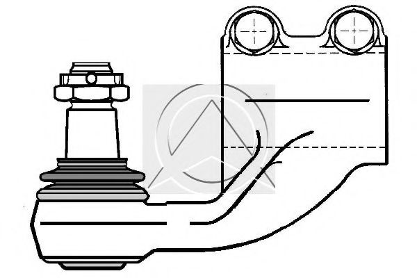 Наконечник поперечной рулевой тяги SIDEM 14832