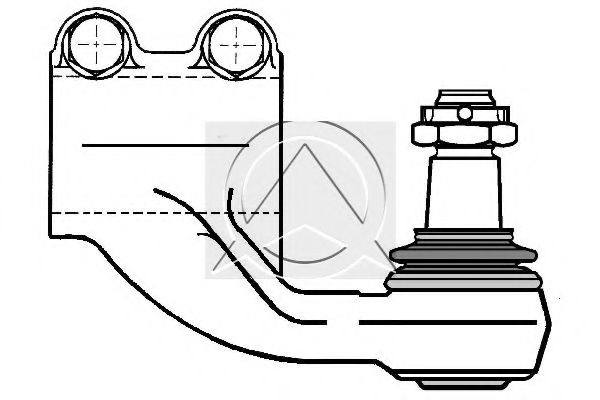 Наконечник поперечной рулевой тяги SIDEM 14833