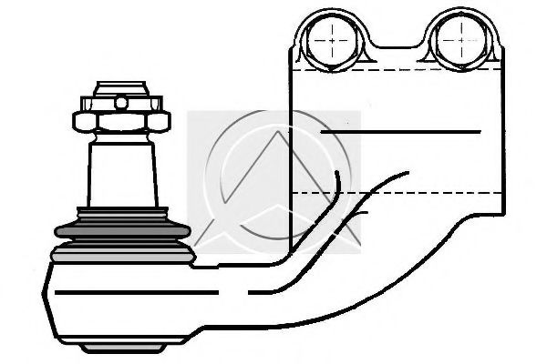 Наконечник поперечной рулевой тяги SIDEM 14834