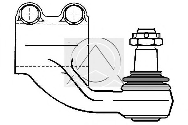 Наконечник поперечной рулевой тяги SIDEM 14835