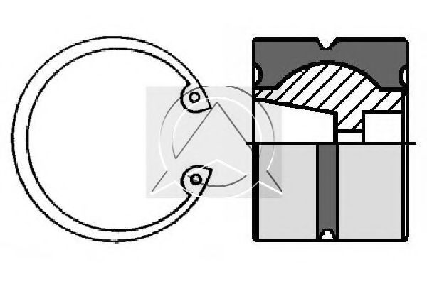 ремонтный комплект, рычаг подвески SIDEM 44442
